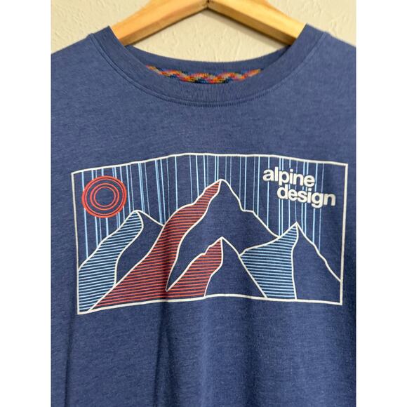 Alpine Design Long Sleeve Mountain Tee Small - Picture 2 of 4